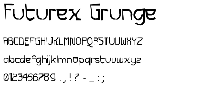Futurex Grunge font